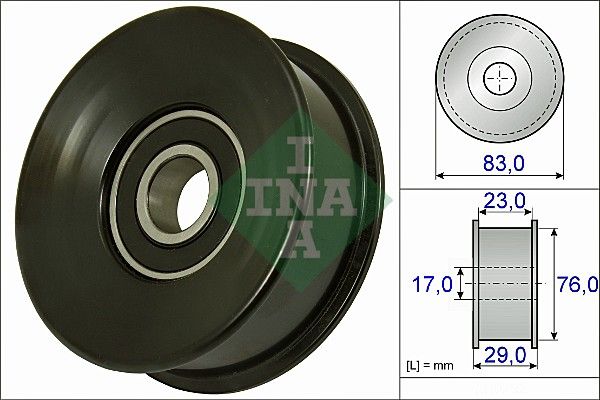 Umlenk-/F&uuml;hrungsrolle, Keilrippenriemen