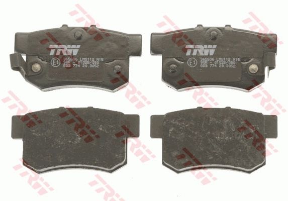 TRW DISC BRAKE PADS - TecDoc 2
