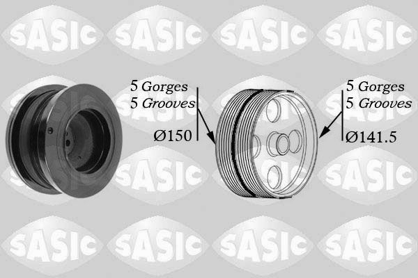 Belt Pulley, crankshaft 9001812