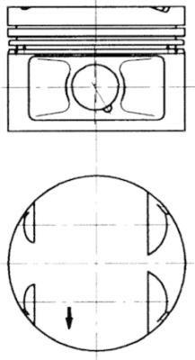 94475600 KOLBENSCHMIDT dugattyú