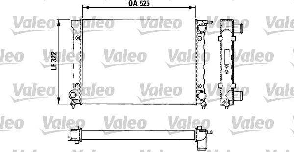 Radiator, engine cooling 883727