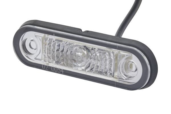 FEU LAT BLANC 1 LED 100MM 10-33V AM