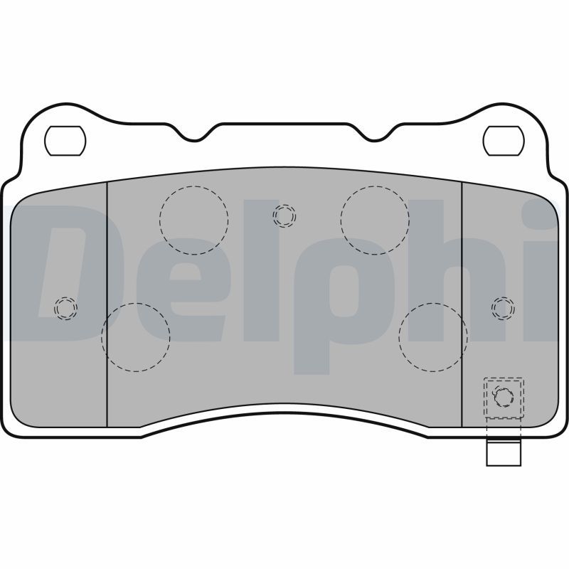 Brake Pad Set, disc brake LP1858