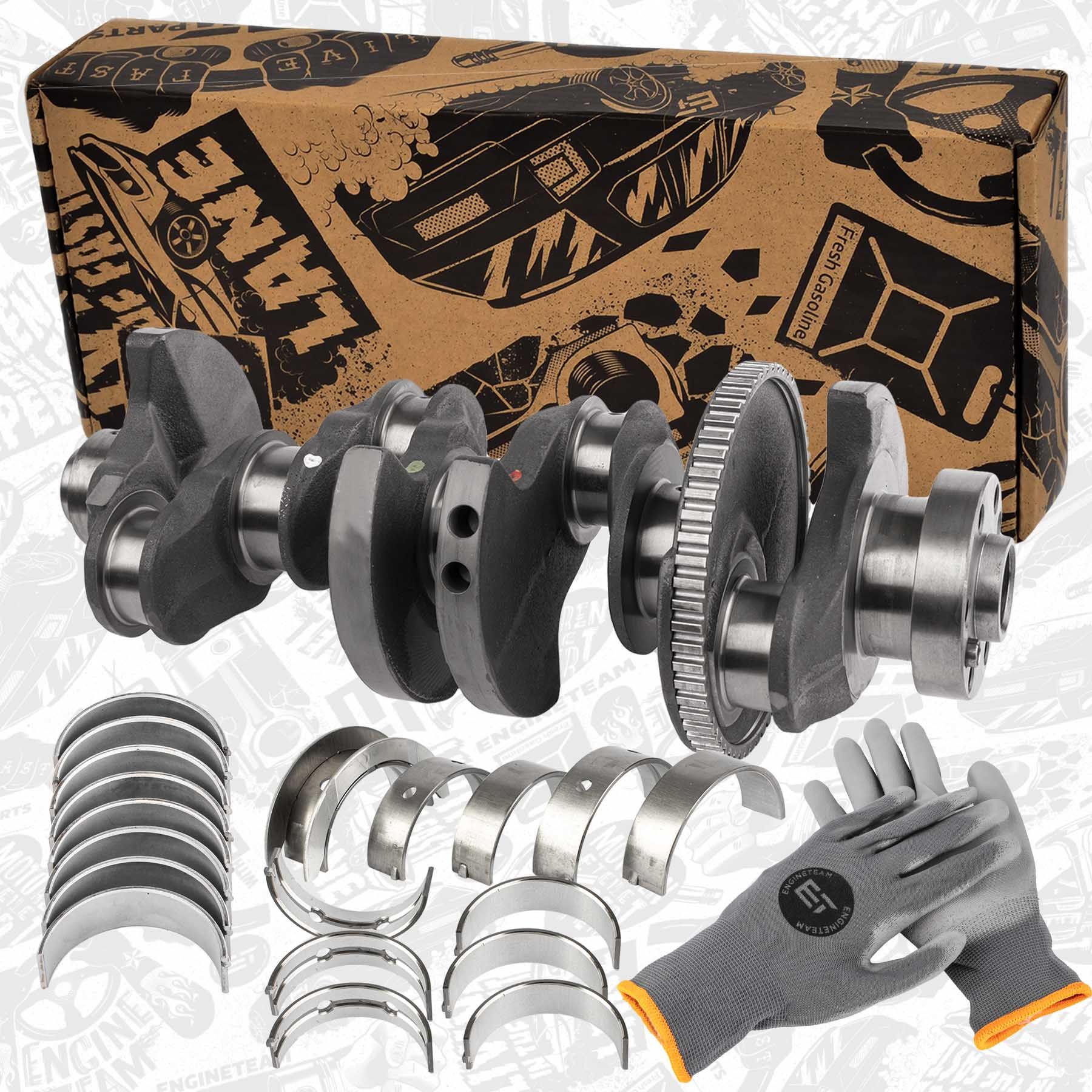 Reparatursatz, Kurbelwelle