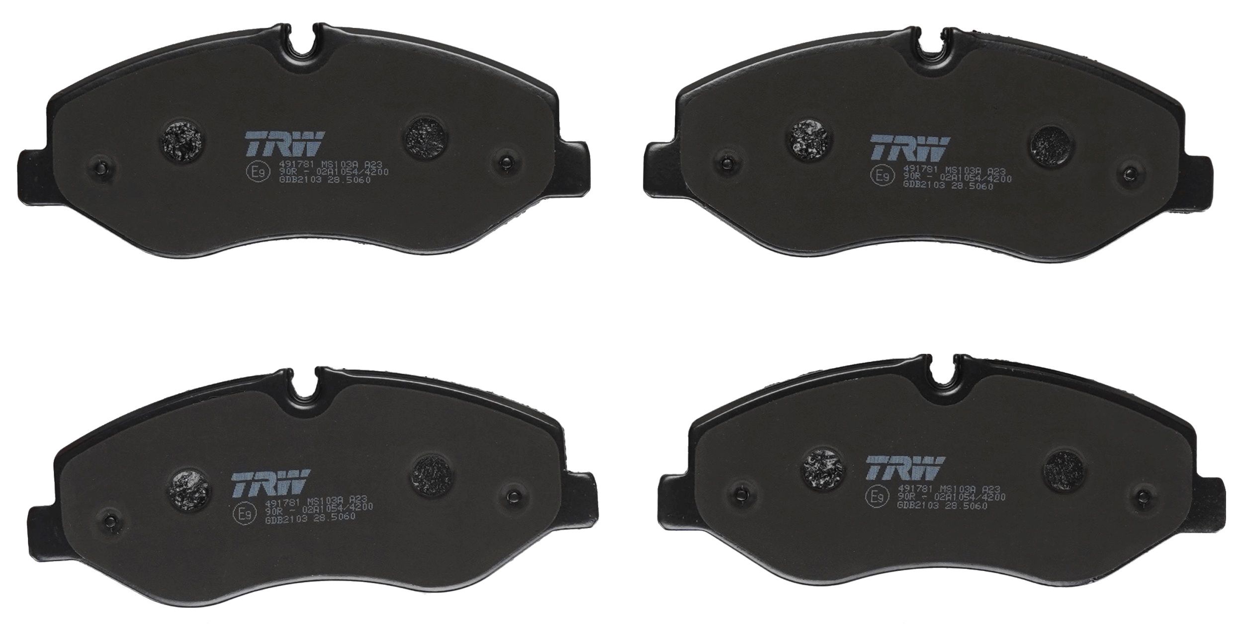 TRW DISC BRAKE PADS - TecDoc 2