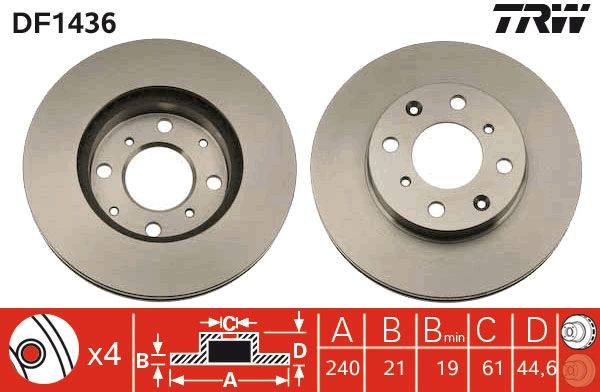 PAIRE DE DISQUES  9900