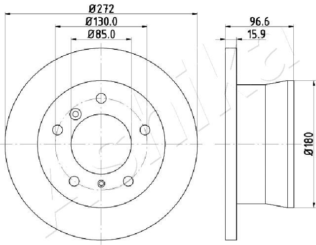 Brake Disc 61-00-0526