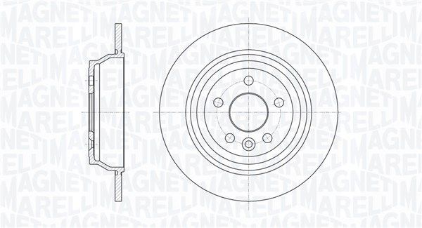 361302040665 MAGNETI MARELLI féktárcsa