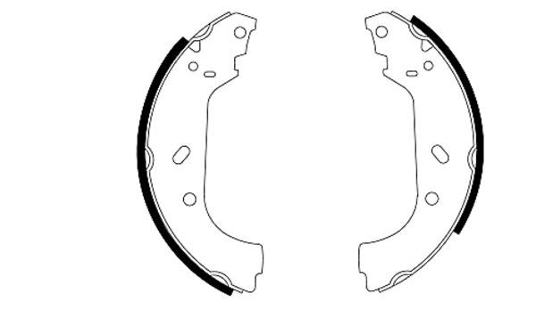 Brake Shoe Set 91047800