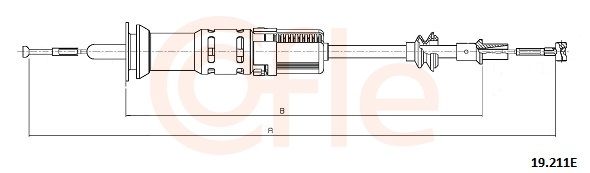 COFLE 19.211E - Seilzug, Kupplungsbet&auml;tigung