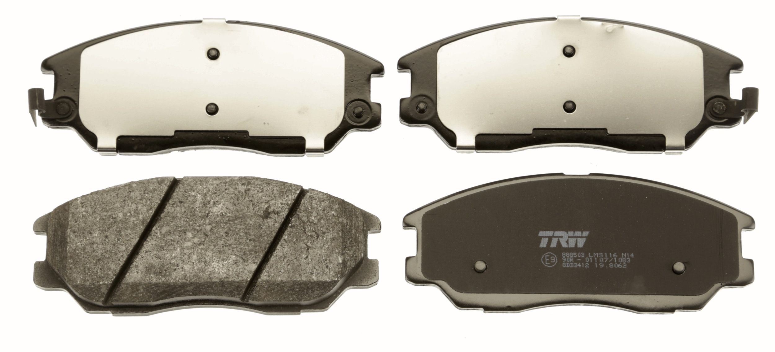 TRW DISC BRAKE PADS - TecDoc 2
