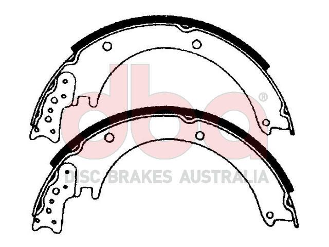 Street Series Brake Shoes [Nissan 250mm] - TecDoc Only