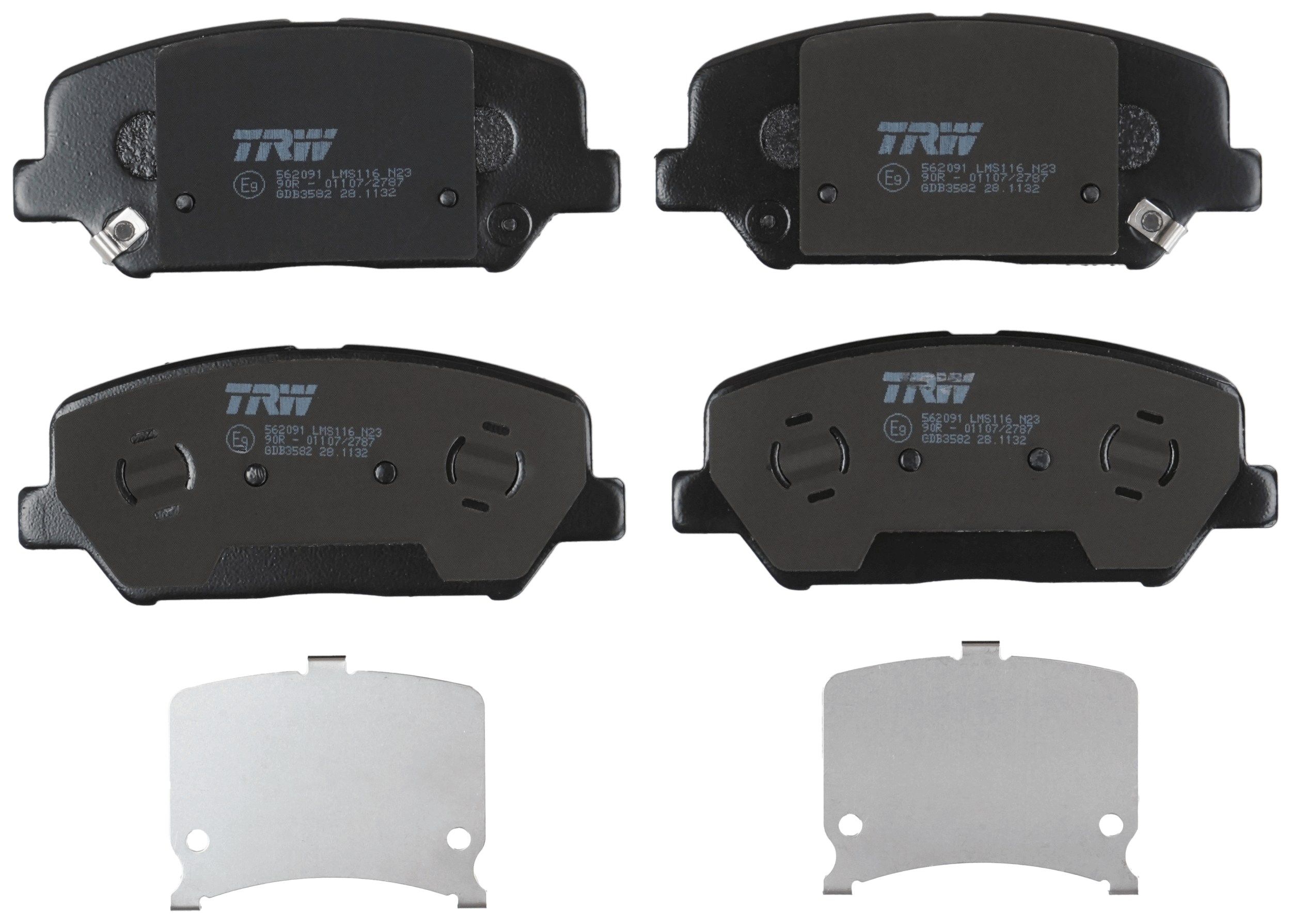 TRW DISC BRAKE PADS - TecDoc 2