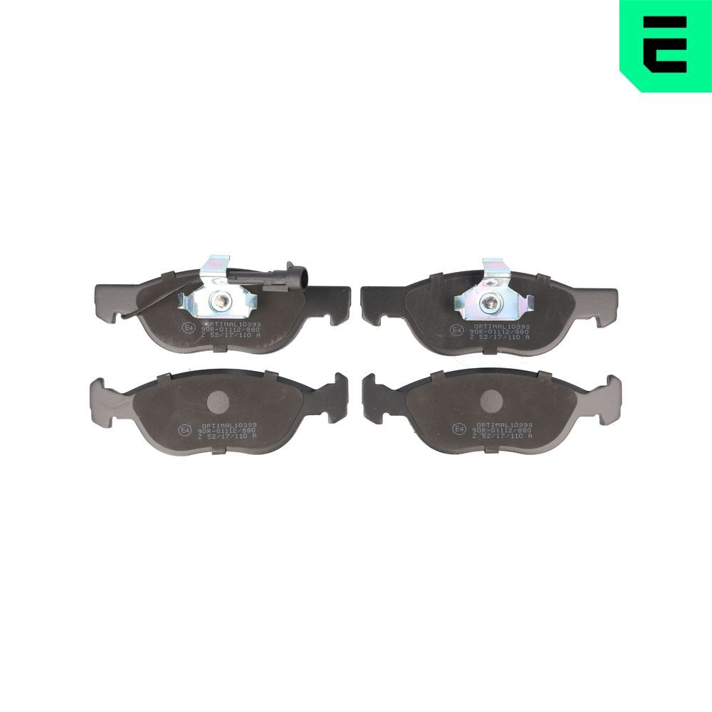 OPTIMAL BP-10393 - Bremsbelagsatz, Scheibenbremse