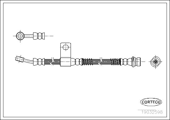 FLEXIBLE DE FREIN HYUNDAI ATOS M  0705