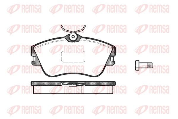 Brake Pad Set, disc brake 0480.00