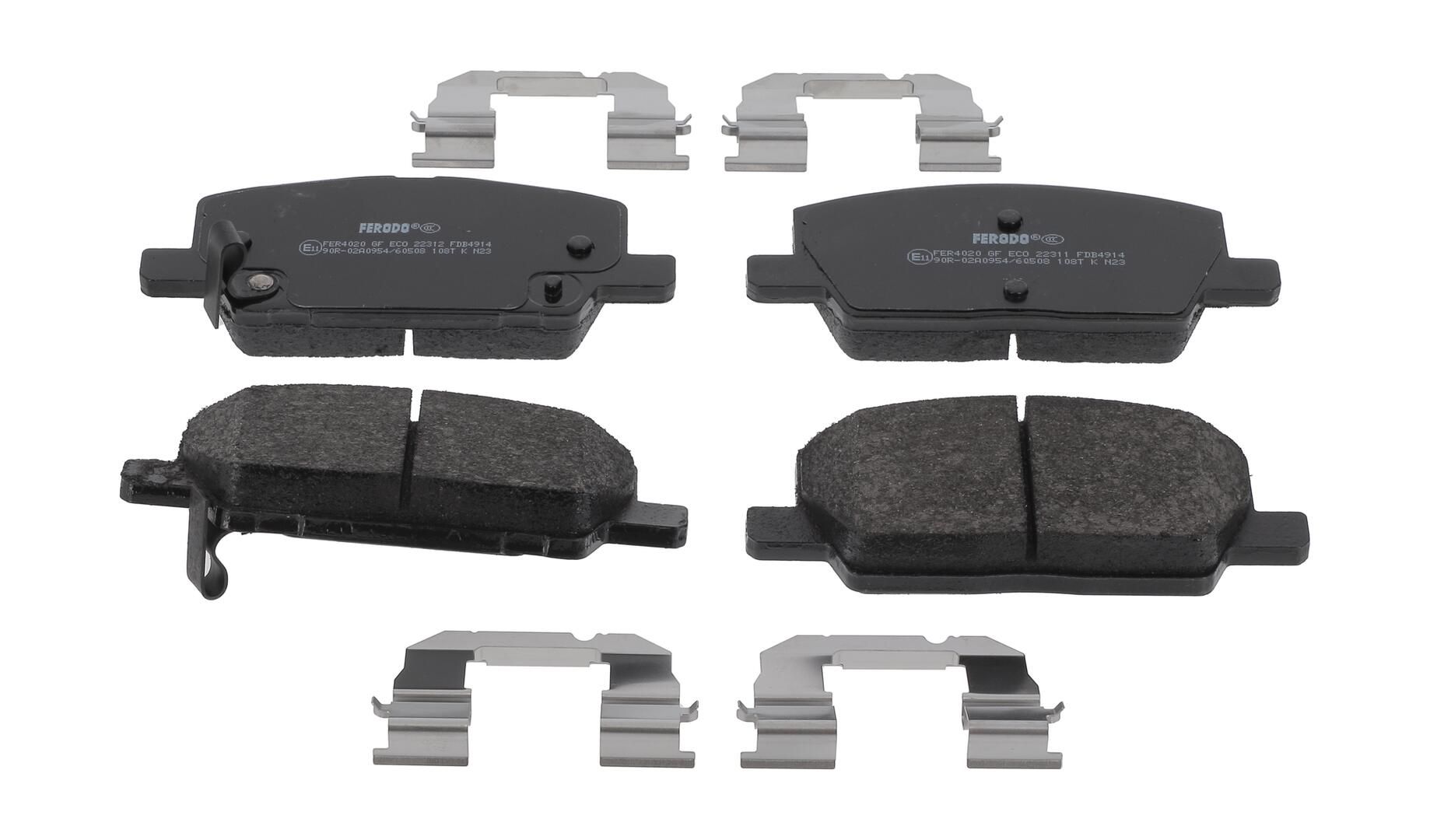 FERODO FDB4914 - Bremsbelagsatz, Scheibenbremse PREMIER ECO FRICTION