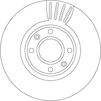 TRW BRAKE DISC - TecDoc 2
