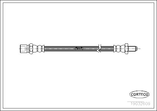 FLEXIBLE DE FREIN OPEL KADETT C  0705