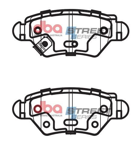 DBA SS STREET SERIES BRAKE PADS [ Holden 1998-2006 R ] - TecDoc Only