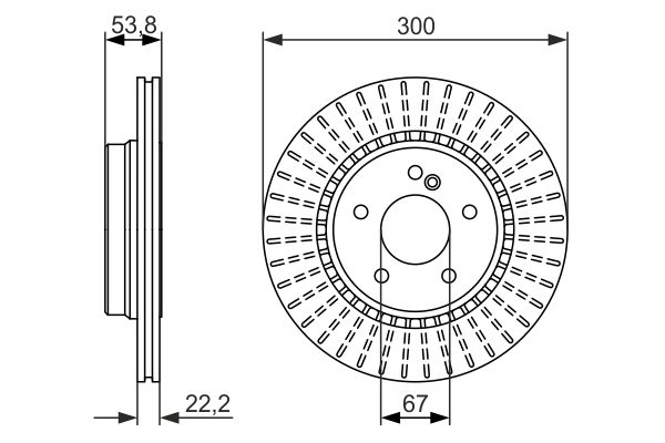 Brake Disc 0 986 479 653