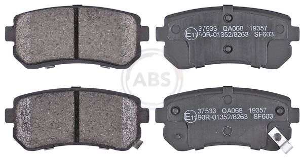 Brake Pad Set, disc brake 37533