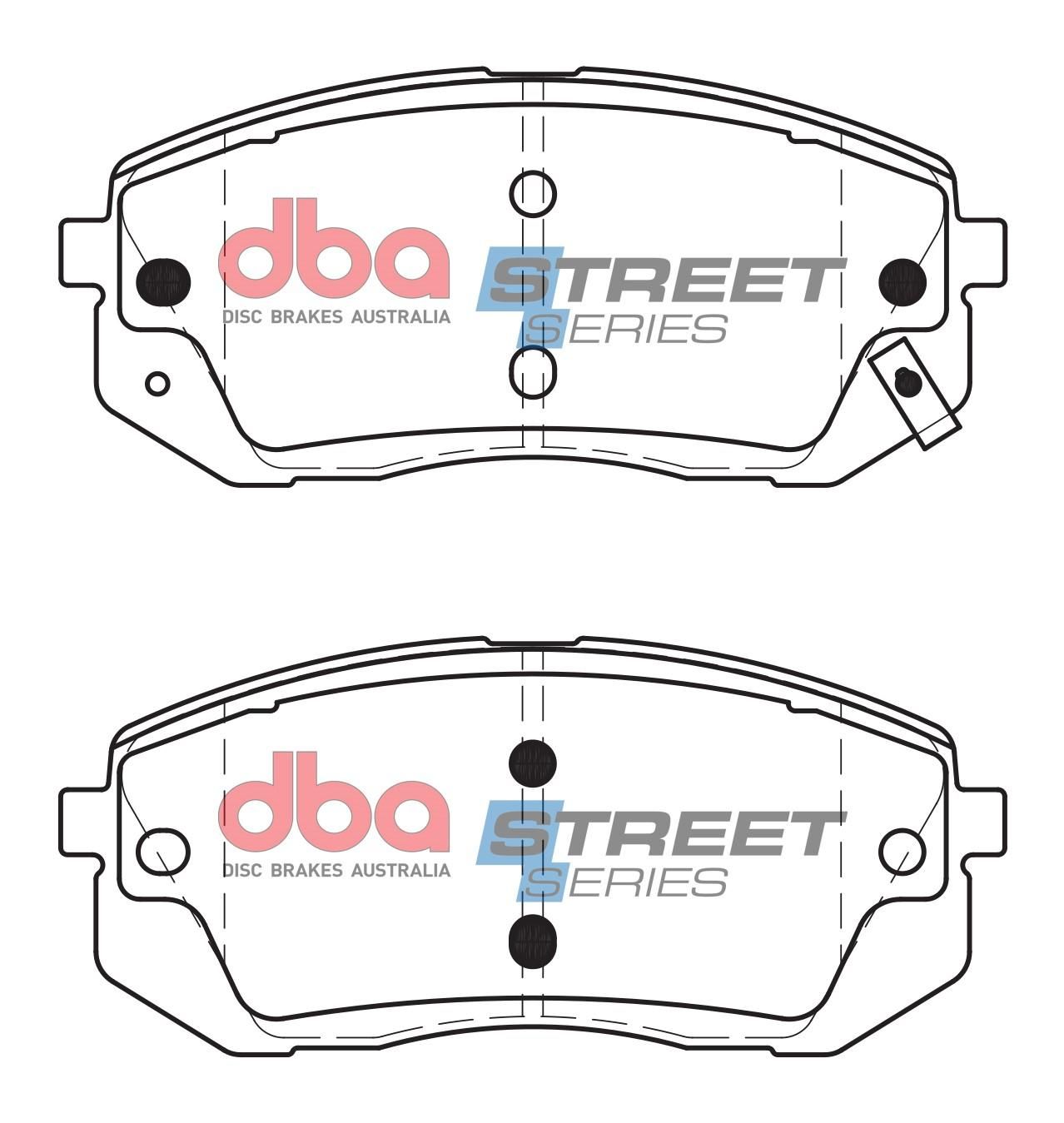 DBA SSEV STREET SERIES BRAKE PADS [ Hyundai Kona 2018 On F ] - TecDoc Only