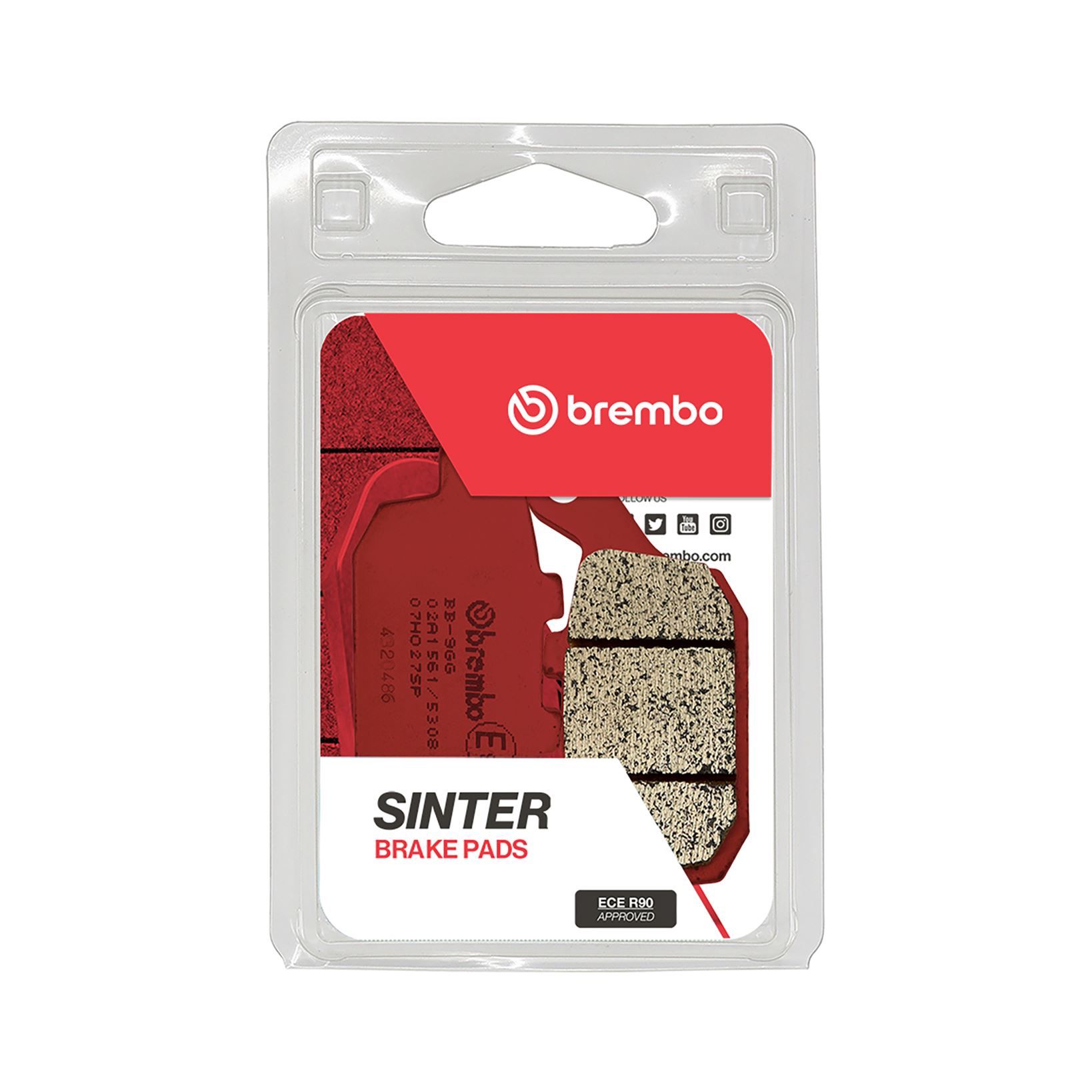 BREMBO 07HO27SP - Bremsbelagsatz, Scheibenbremse PRIME - Sinter - SP