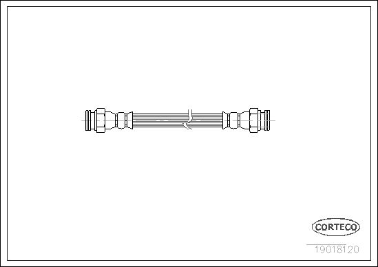 FLEXIBLE DE FREIN FIAT-CITROEN  0705