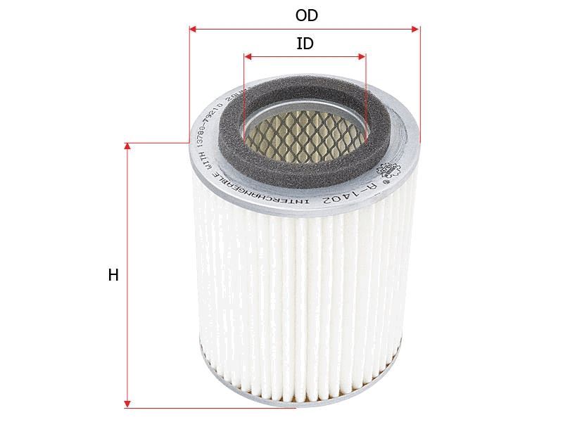 AIR FILTER FITS A324 - TecDoc Only