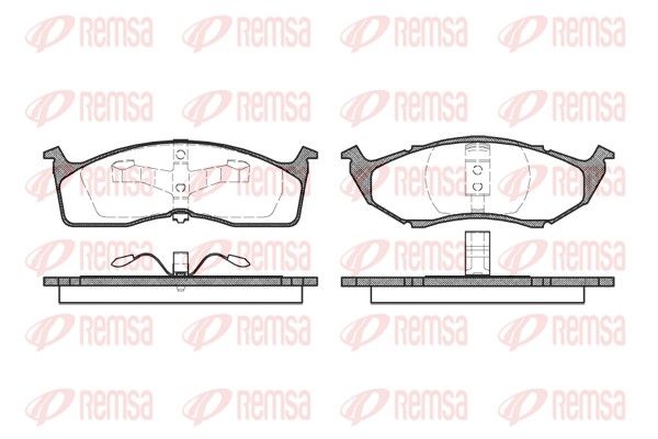 Premium Front Brake Pad Set Premium Front Brake Pad Set