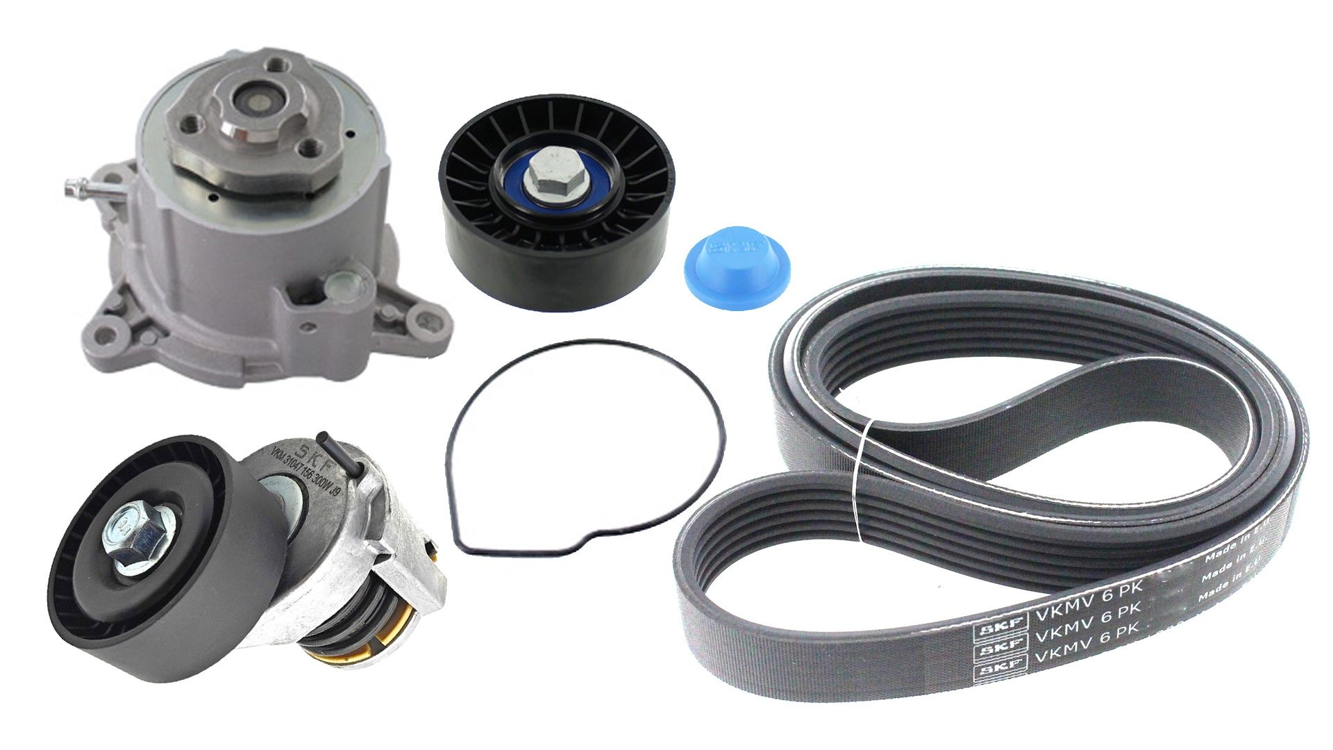 Wasserpumpe + Keilrippenriemensatz