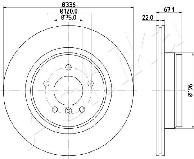 Brake Disc 61-00-0112