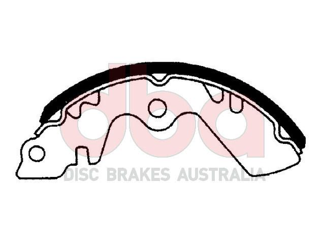 Street Series Brake Shoes [Suzuki ST90 180mm] - TecDoc Only