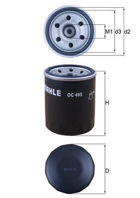 Oil Filter OC 495