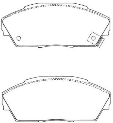 Juego de balatas de freno