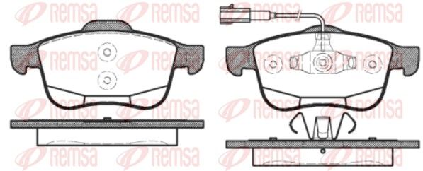 Brake Pad Set, disc brake 1183.12