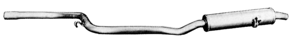 Mittelschalldämpfer