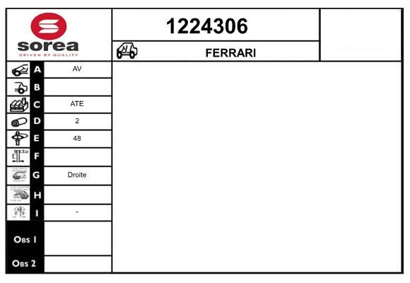 RACC. CONIQUE MALE 180  6 X G6