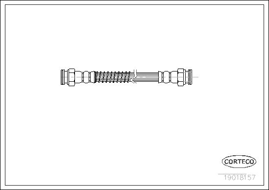 FLEXIBLE DE FREIN PEUGEOT+LT  0705