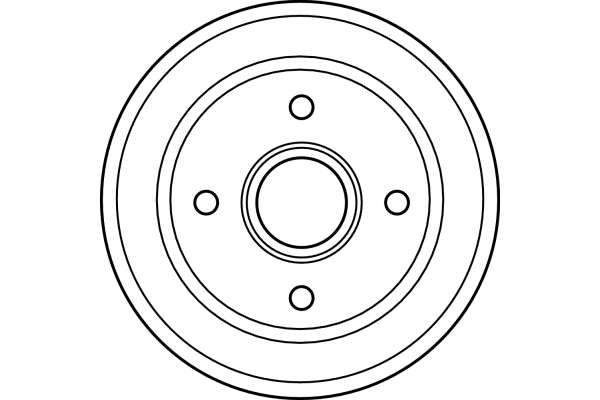 TRW BRAKE DRUM - TecDoc 2