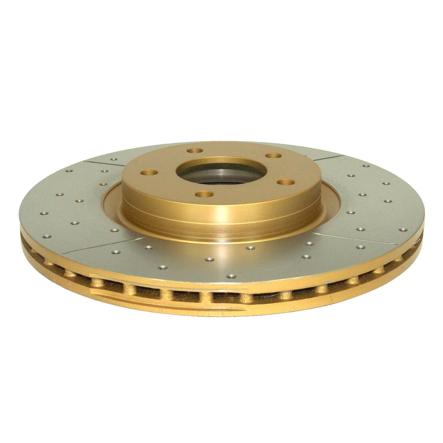 Street Gold Cross-drill/slotted KP [ Mazda 3 MPS 06-> F ] - TecDoc 2