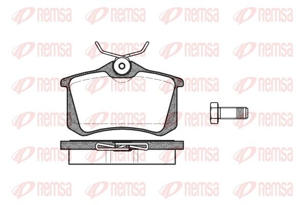 Brake Pad Set, disc brake 0263.01