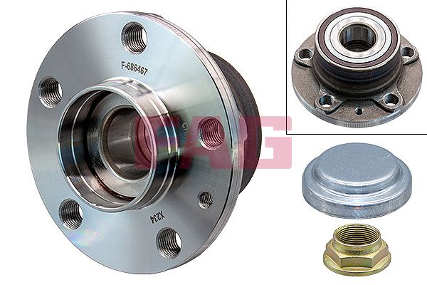 Schaeffler FAG 713 6400 10 Wheel Bearing Kit