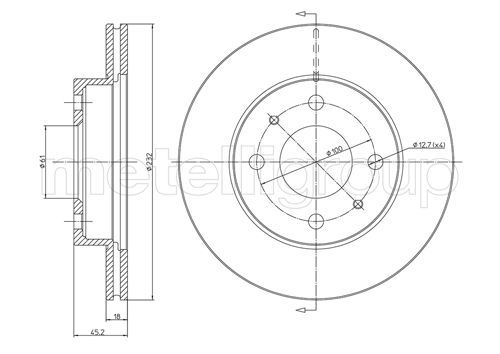 Brake Disc 23-0457