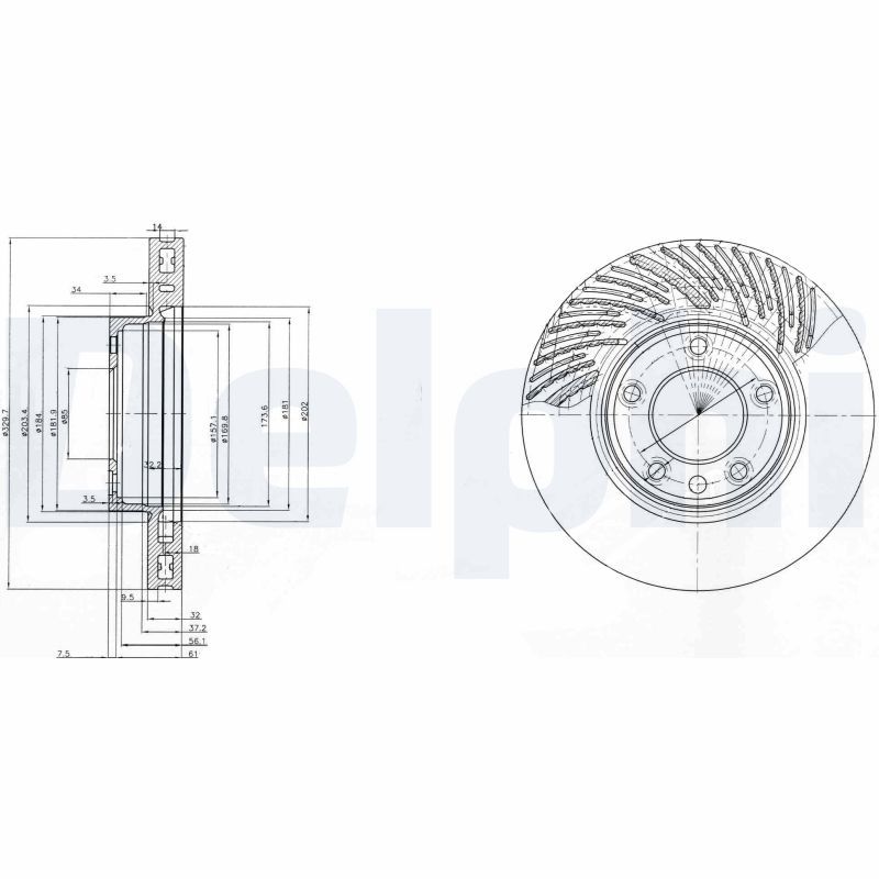 Brake Disc BG9773