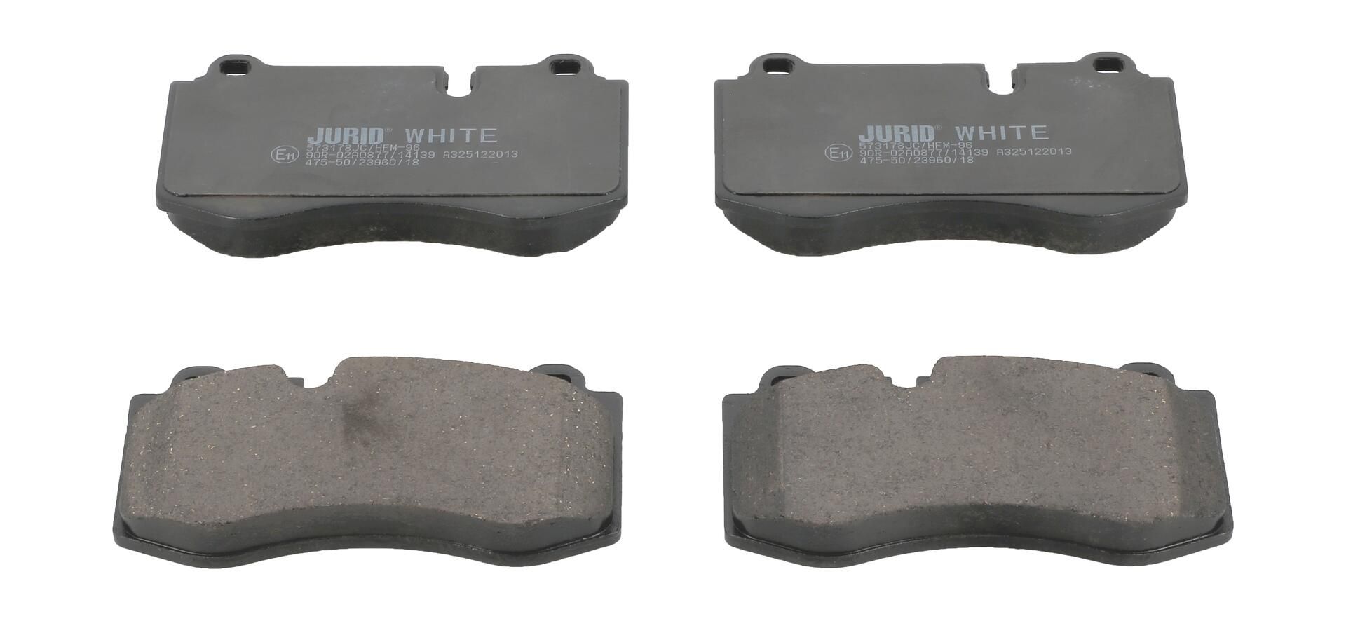 Bremsbelagsatz, Scheibenbremse