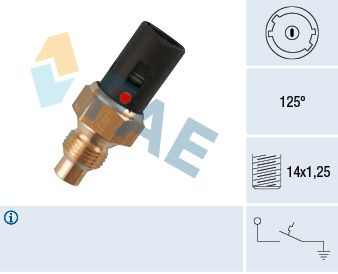 Temperaturschalter, Kühlmittelwarnlampe