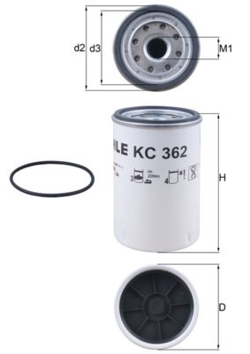 FILTRE A CARBURANT RVI