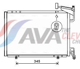 FD5592 AVA QUALITY COOLING kondenzátor, klíma